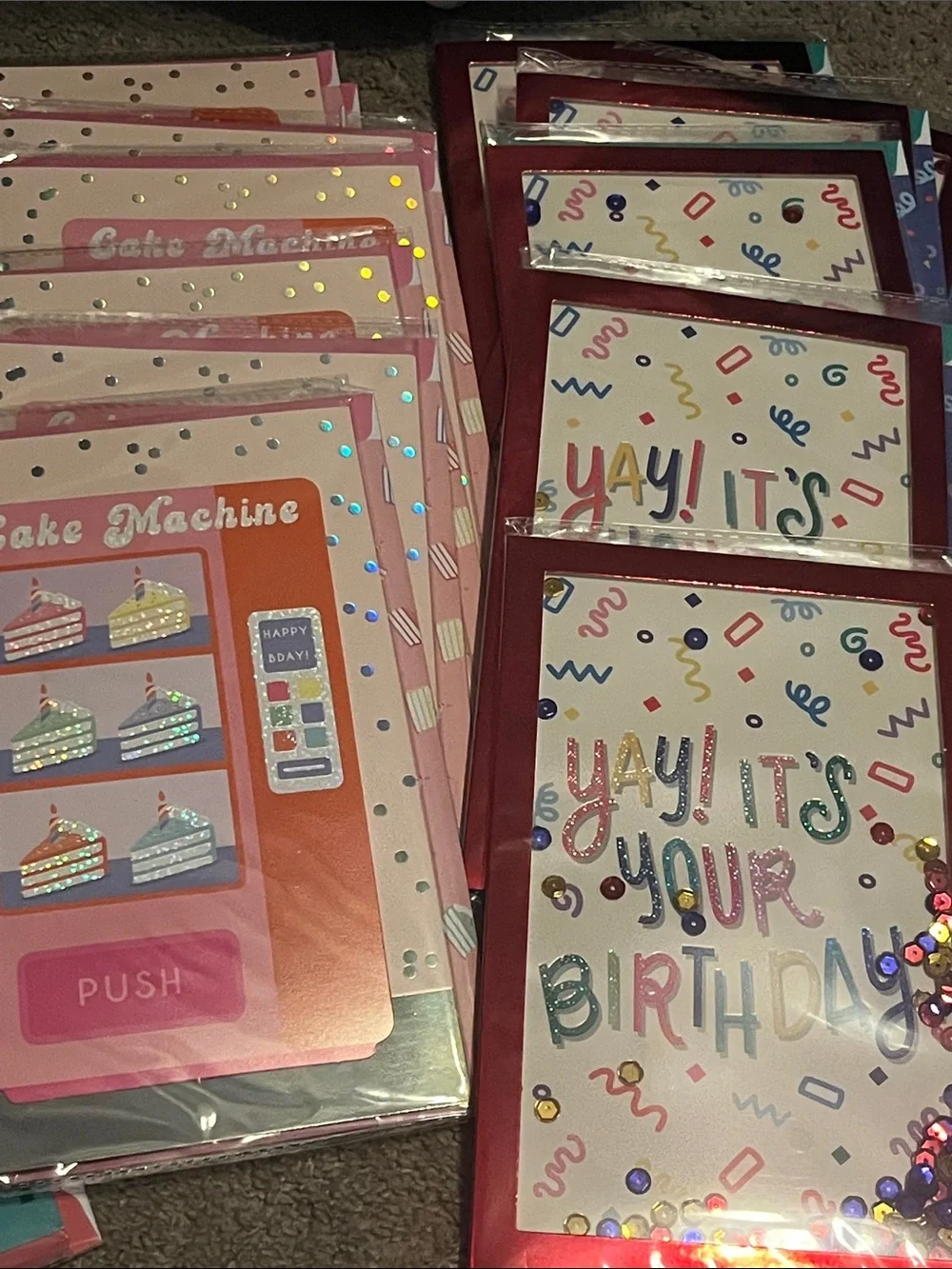 Happy Birthday cards with fun designs !!